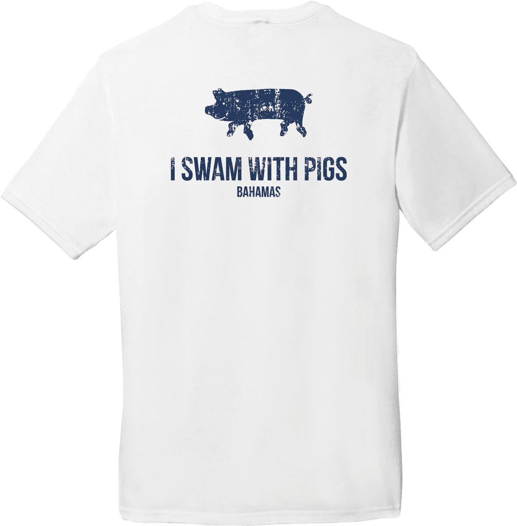I SWAM WITH PIGS (BAHAMAS) Men's Tee