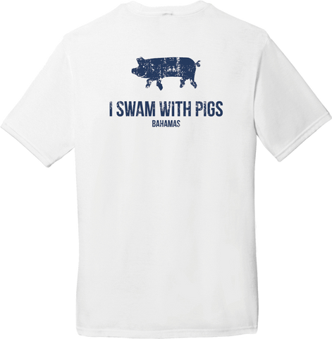 I SWAM WITH PIGS (BAHAMAS) Men's Tee
