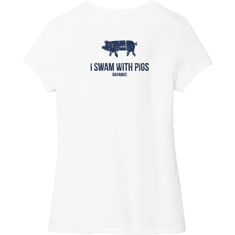 I SWAM WITH PIGS (BAHAMAS) Women's Tee