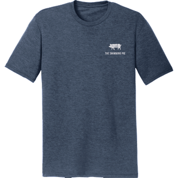 EAT.DRINK.SWIM. Tee: Men's Navy Frost