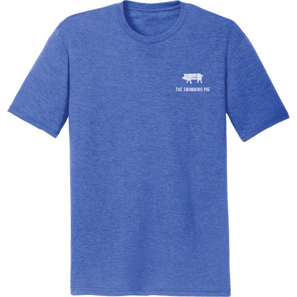 The Swimming Pig® Tee: Men's Royal Frost